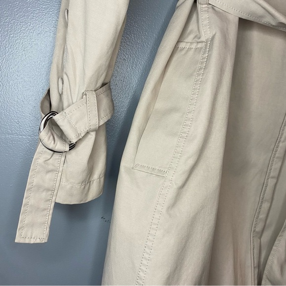 Simply Vera VERA WANG Cream Short Trench Women’s Medium - Picture 5 of 10